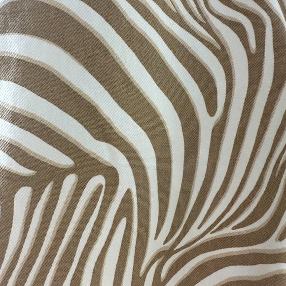 J. McLaughlin Leora Wide Leg Jeans in Tan/Cream Seabray NWT - Picture 7 of 8